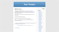 Desktop Screenshot of blog.pearlcrescent.com