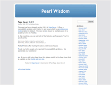 Tablet Screenshot of blog.pearlcrescent.com